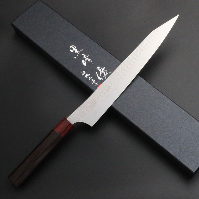 黒崎優　閃光　鋭　切付　筋引　包丁 270mm 紫檀　粉末ハイス 01_f5b15cb4-09a9-44af-826b-