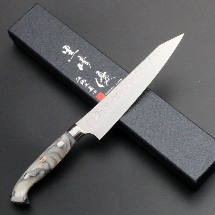 黒崎優　閃光　sg2 ペティナイフ　130mm 青緑トルコハンドル 黒崎優 閃光 sg2 ペティナイフ 130mm 青緑トルコハンドル - メルカリ