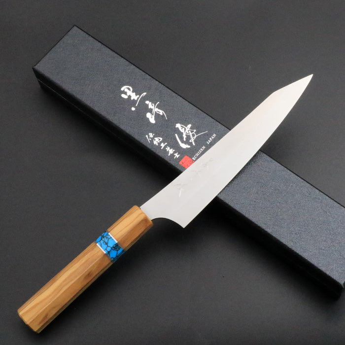 （未使用）黒崎優 風神SPG2鎚目ペティーナイフ120mmスタビライズドウッド 黒崎優 風神SPG2鎚目ペティーナイフ120mmスタビライズドウッド