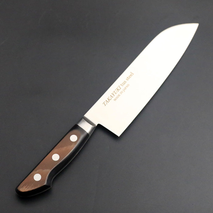 越前　山本 直 銀三鋼 梨地 鎚目　文化　包丁 155mm 5寸　赤合板柄　三徳 越前山本 直 銀三鋼 梨地 鎚目文化包丁 155mm 5寸赤合板柄三徳