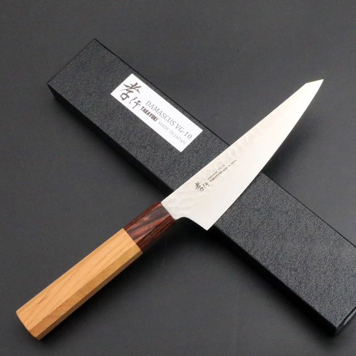 堺孝行 VG10 槌目 33層 ダマスカス 和サバキ包丁 東型 150mm ケヤキ
