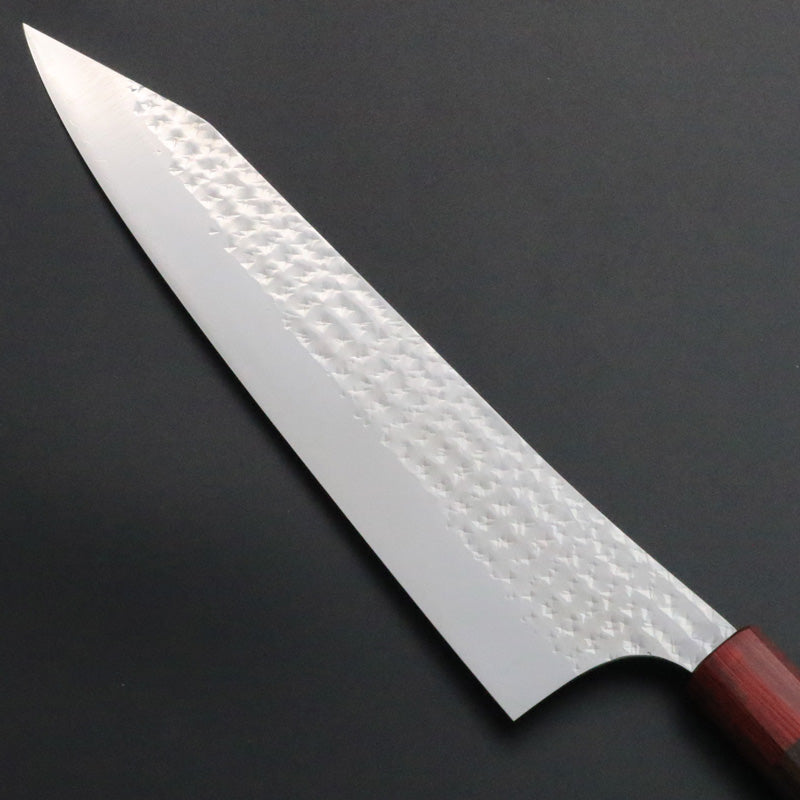 黒崎優 「閃光」牛刀 包丁 240mm 紫檀八角柄赤桂 – HAGAKURE