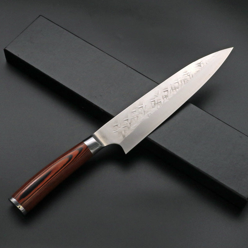 佐治武士 鎚目 牛刀包丁 210mm – HAGAKURE