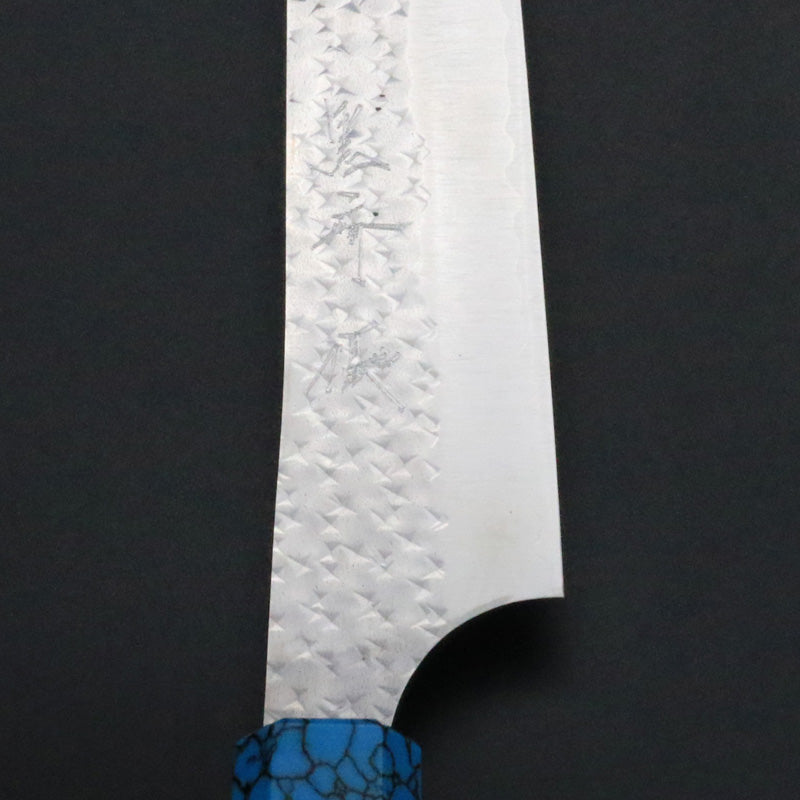 黒崎優 「閃光・鋭」筋引き包丁 240mm ウエンジ柄ターコイズ桂 – HAGAKURE